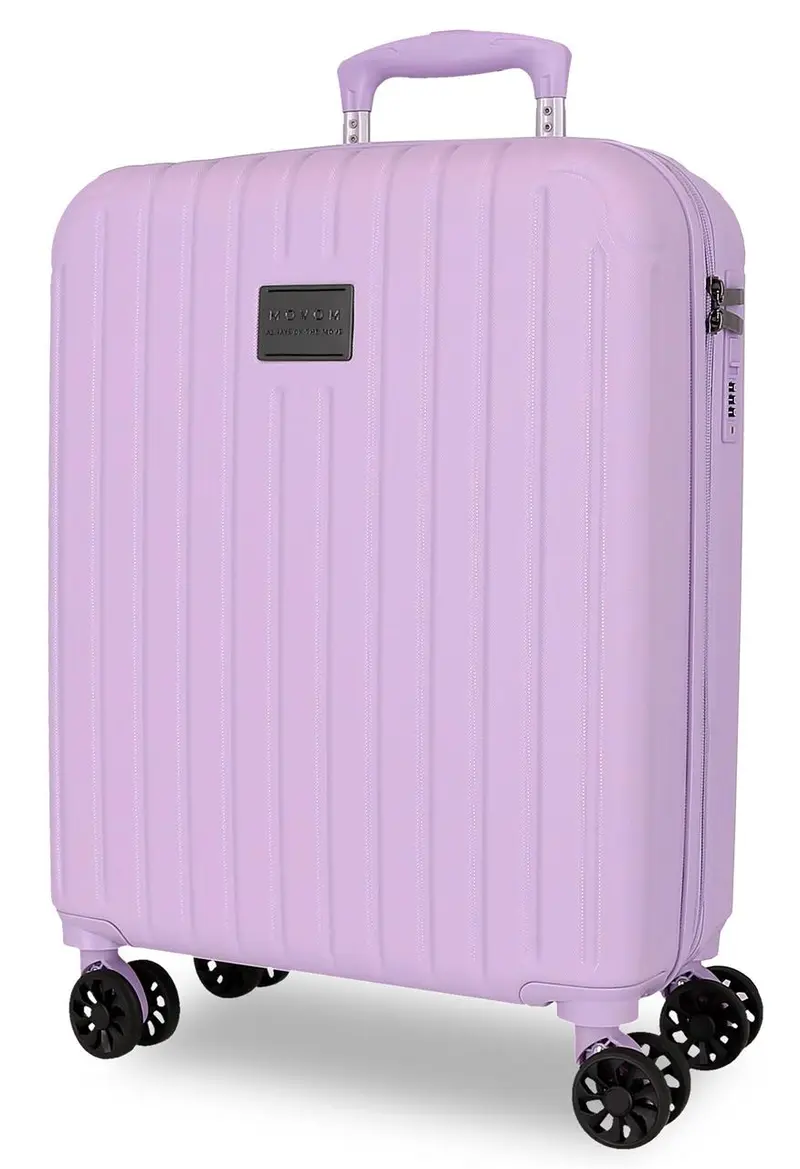 5558626 TROLLEY ABS 55CM. C/EXP. 4R. MOVOM TIMBER LILA