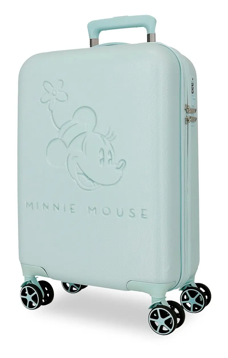5568523 TROLLEY ABS 55CM. 4R. TRAVELING WITH MINNIE TURQUESA