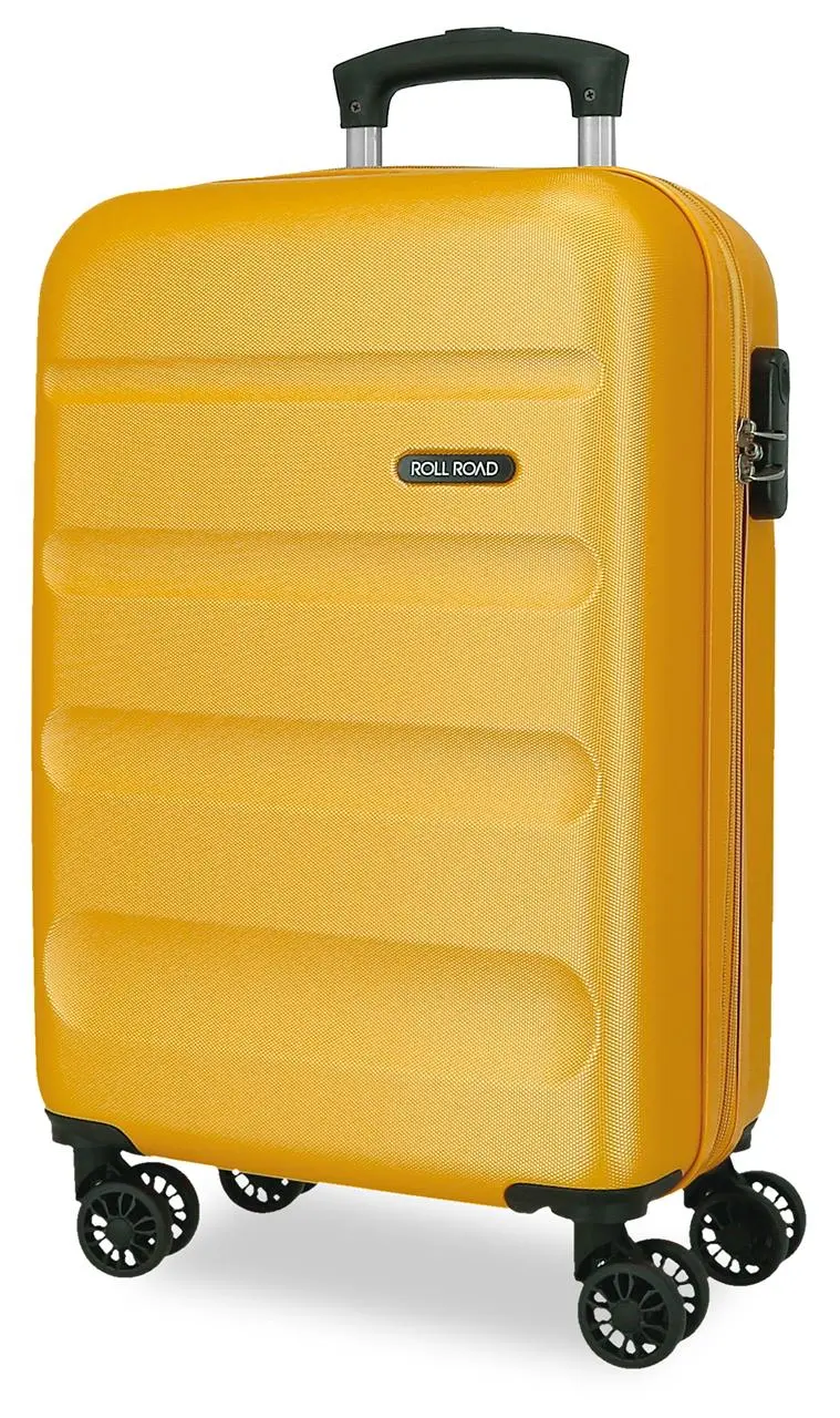 584866D TROLLEY ABS 55CM. C/EXP. 4R. RR FLEX OCRE