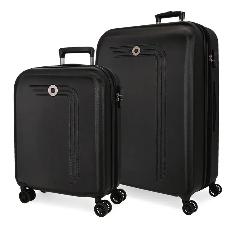5998961 SET/2 TROLLEY ABS 55-70CM. C/EXP. 4R. MOVOM RIGA NEG
