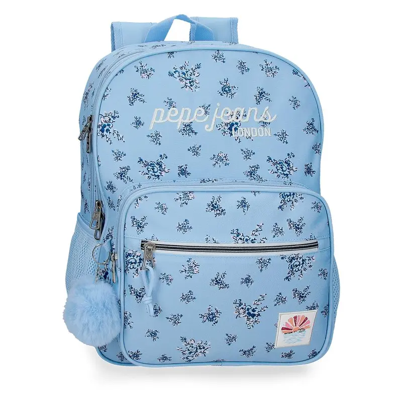 60822F2 MOCHILA ADAP. 40CM 2C. PJL OLIVIA AZUL CLARO