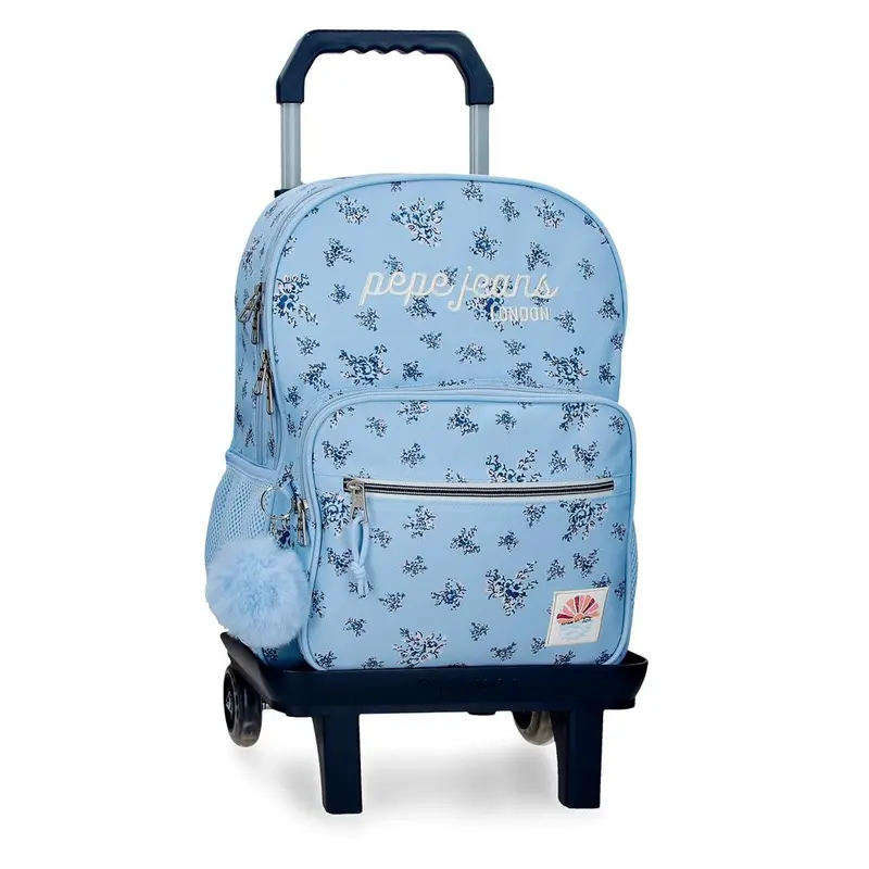 60822V2 MOCHILA ADAP. 40CM 2C. C/CARRO. PJL OLIVIA AZUL CLAR