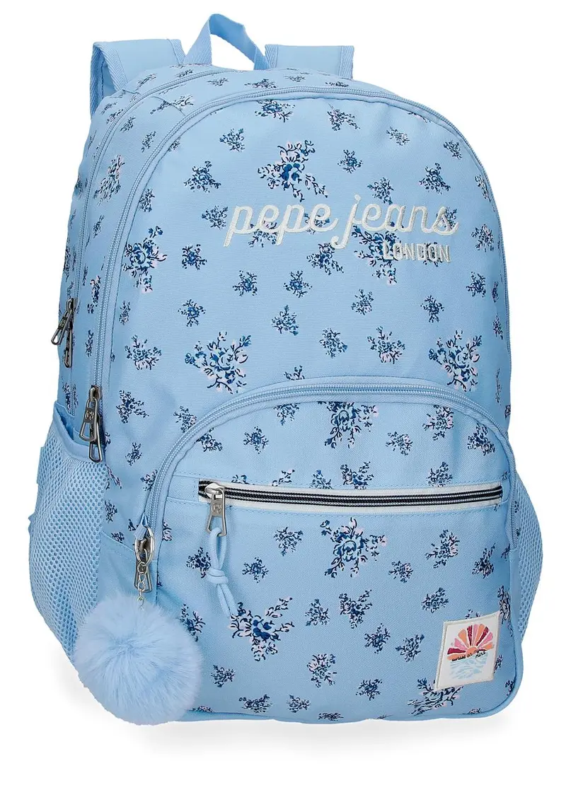 60825F2 MOCHILA ADAP. 44CM 2C. PJL OLIVIA AZUL CLARO