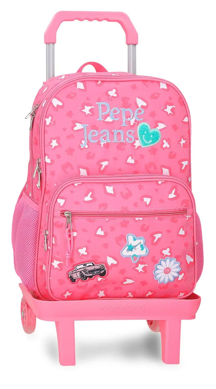 60922V1 MOCHILA ADAP. 40CM 2C. C/CARRO. PJL EVELYN ROSA