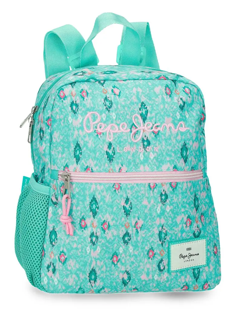 6112141 MOCHILA 28CM. PJL SUN TURQUESA VERDE