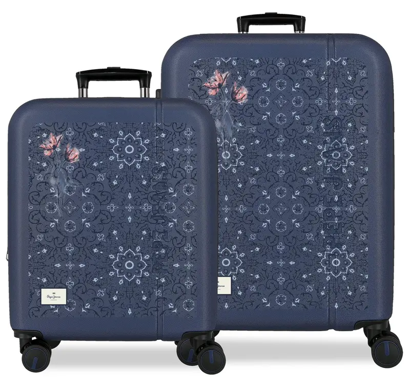 6128942 SET/2 TROLLEY ABS 55-68CM. C/EXP. 4R. PJL LENAY MARI