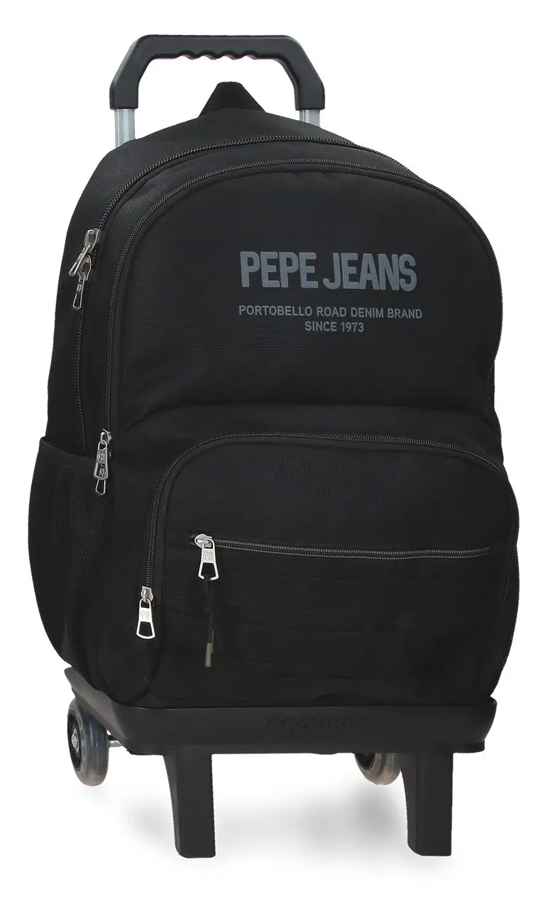 61625V1 MOCHILA ADAP. 46CM 2C. C/CARRO. PJL EDWARD NEGRO