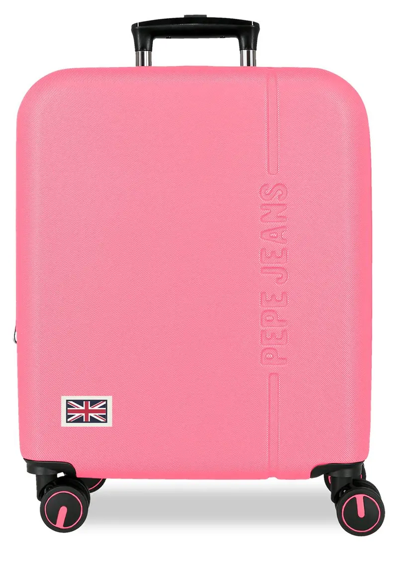 6328644 TROLLEY ABS 55CM. C/EXP. 4R. PJL ARIS TRAVEL FUCSIA