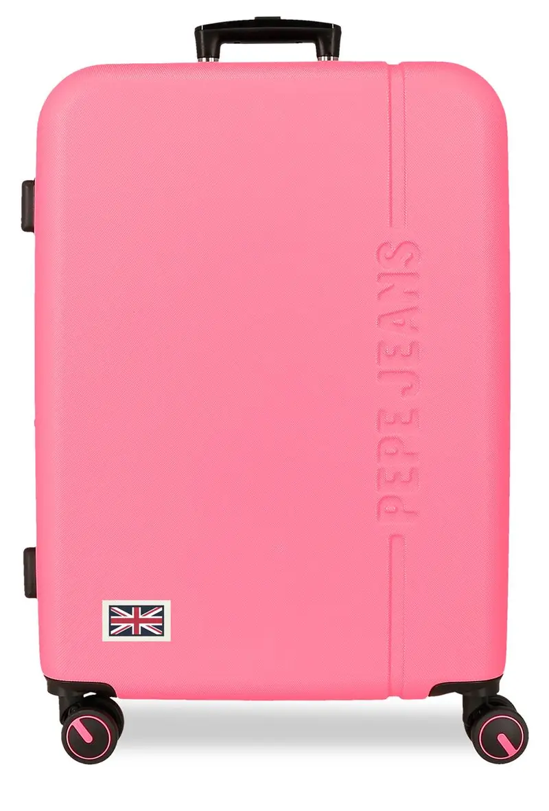 6328844 TROLLEY ABS 68CM. C/EXP. 4R. PJL ARIS TRAVEL FUCSIA