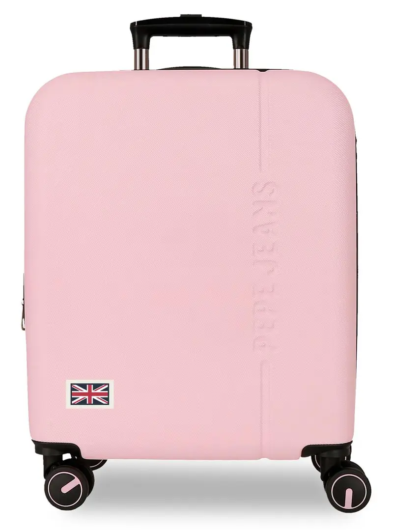 6329143 TROLLEY ABS 55CM. 4R. PJL ARIS TRAVEL ROSA CLARO