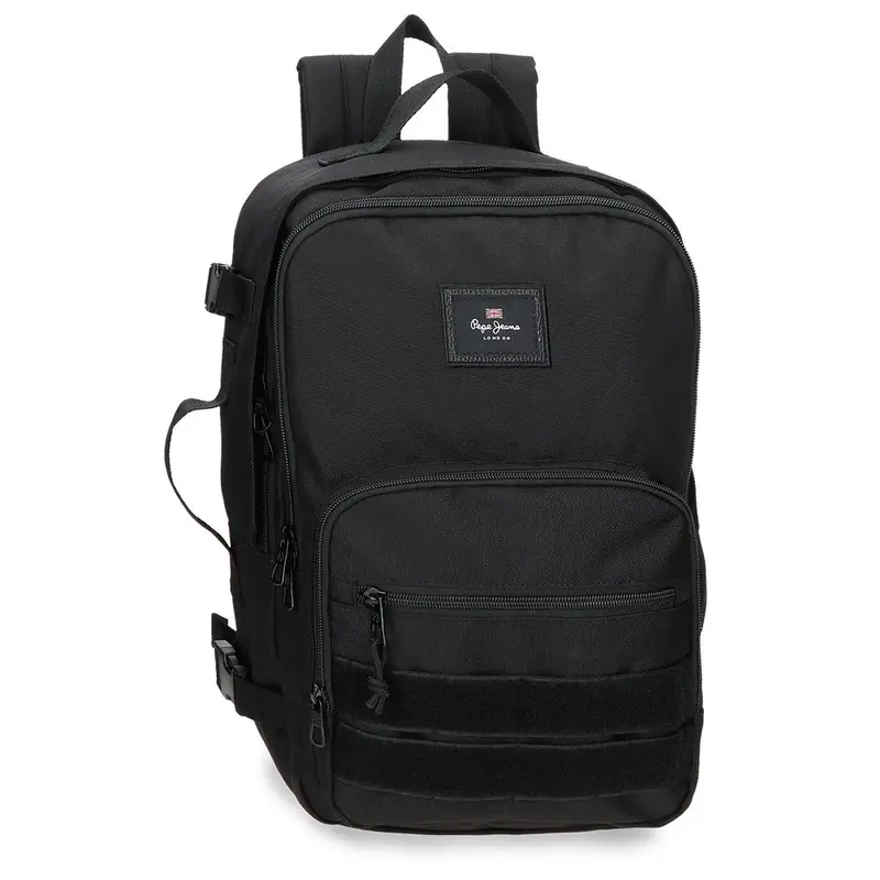 6332521 MOCHILA ADAP. 40CM. PJL ARIS EVERGREEN NEGRO