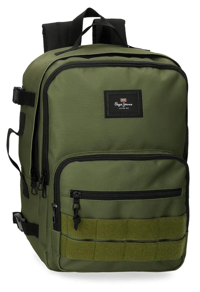 63325C3 MOCHILA ADAP. 40CM. PJL ARIS EVERGREEN CAQUI OSCURO