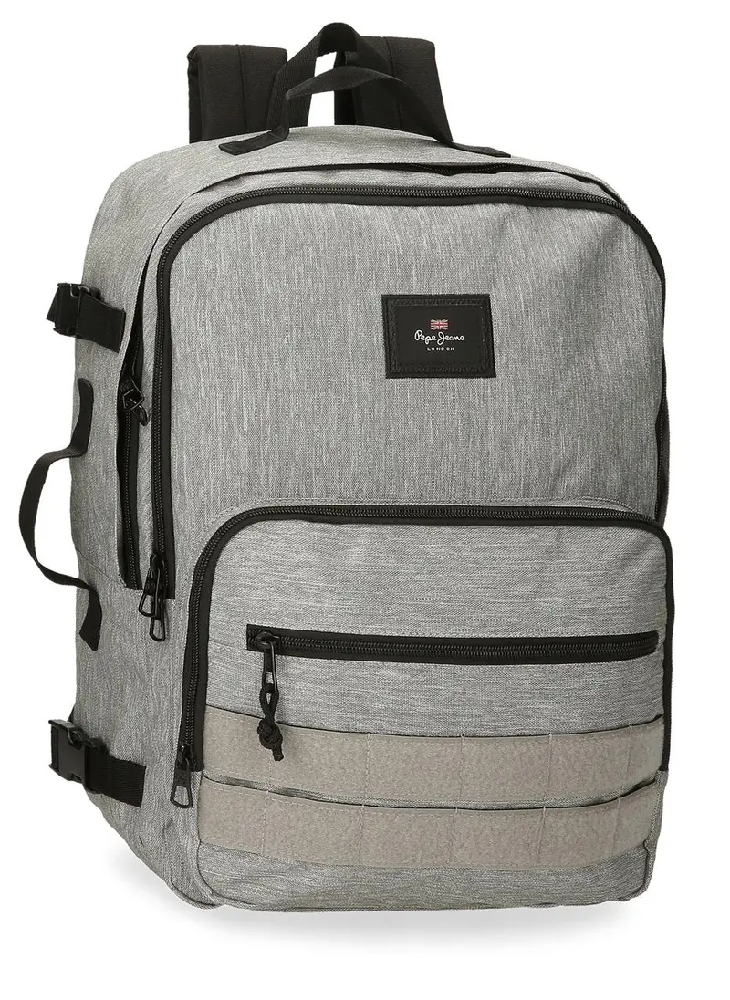 63328H1 MOCHILA ADAP. 44CM. PJL ARIS EVERGREEN GRIS