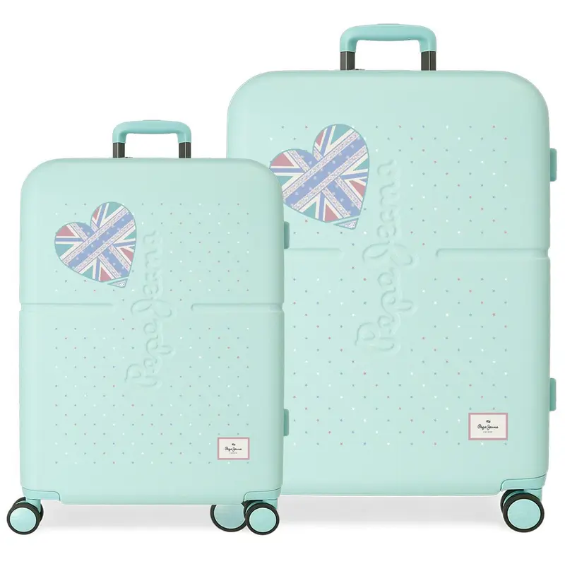 6619525 SET/2 TROLLEY ABS 55-70CM. 4R. PJL NEREA TURQUESA