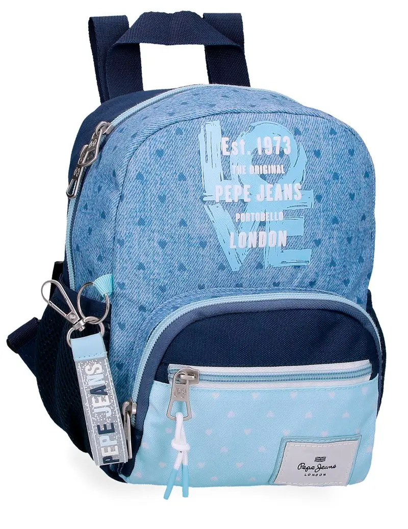 6822022 MOCHILA 23CM. PJL NONI DENIM AZUL CLARO