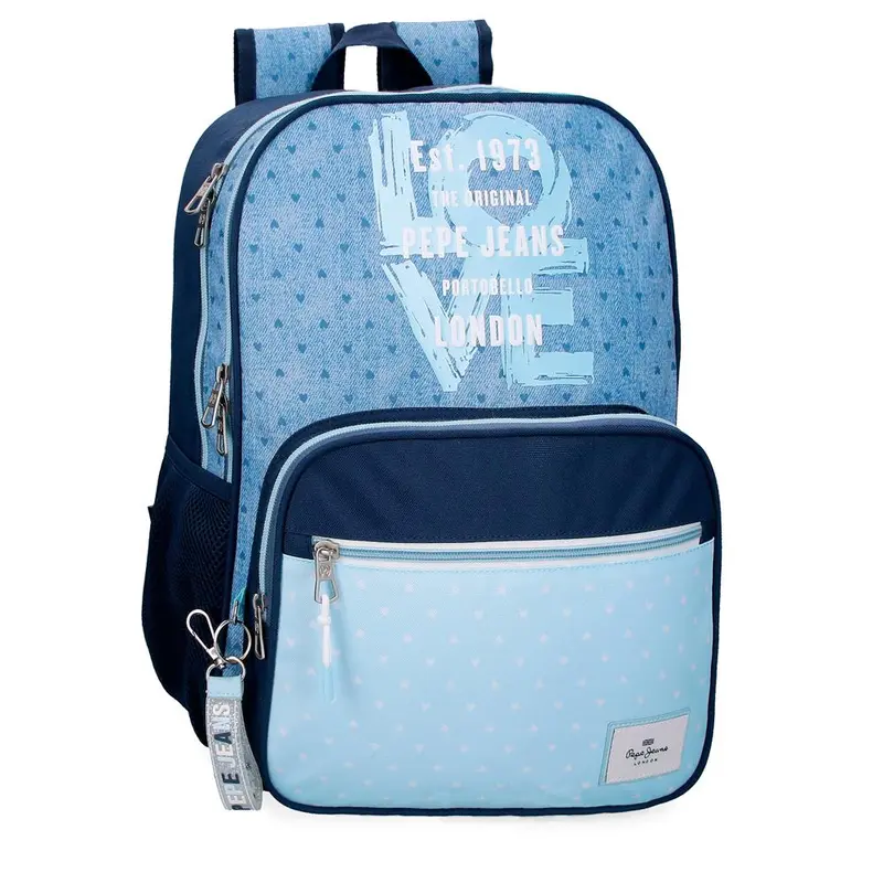 68222D2 MOCHILA ADAP. 40CM 2C. PJL NONI DENIM AZUL CLARO
