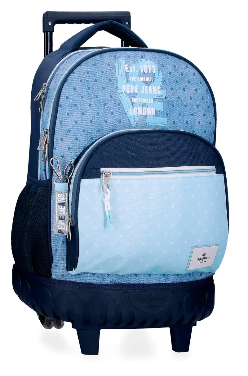 6822922 MOCHILA COMPACT 2R PJL NONI DENIM AZUL CLARO