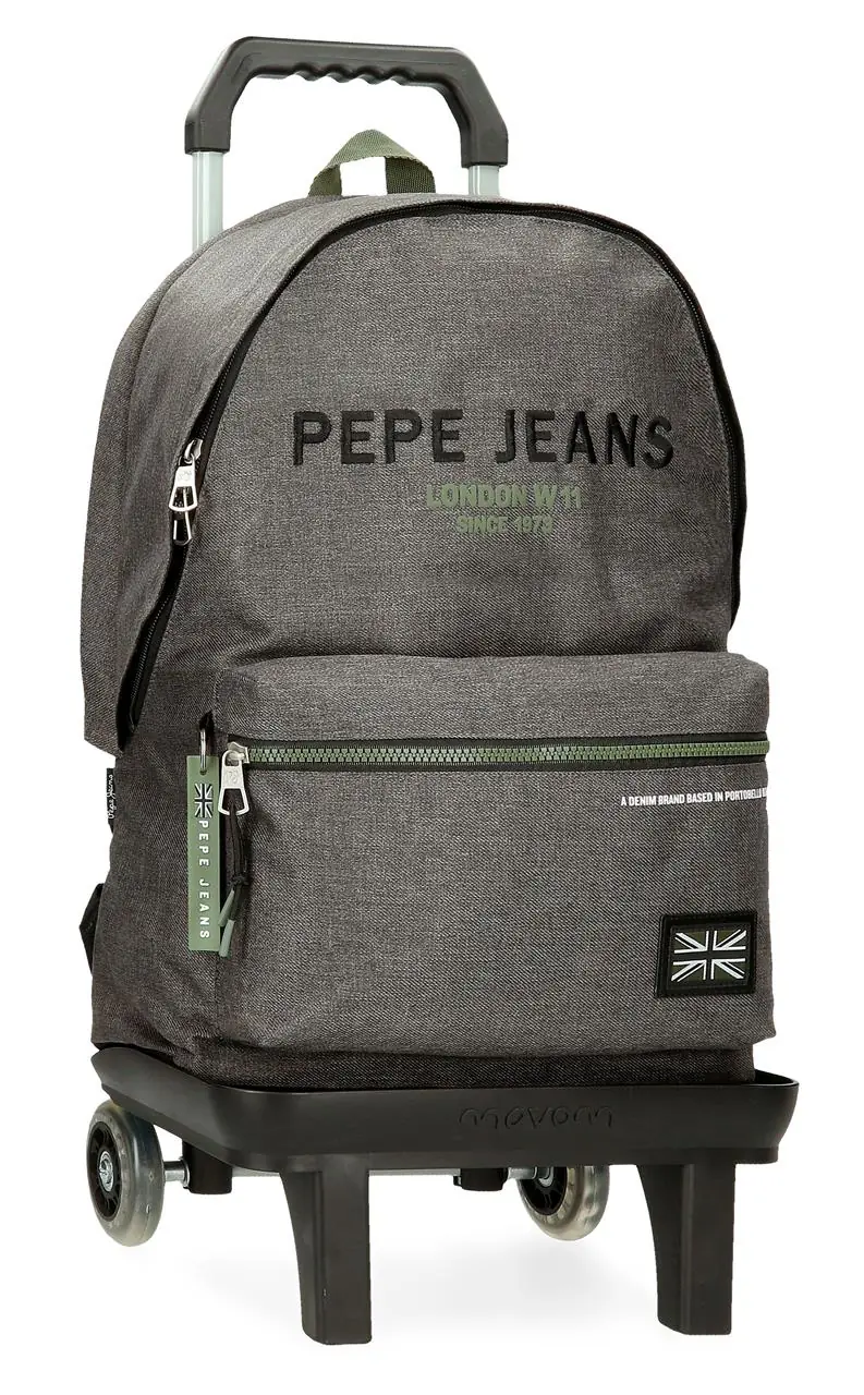 69124T2 MOCHILA ADAP. PORTAORD. 44CM. C/CARRO. PJL EDMO
