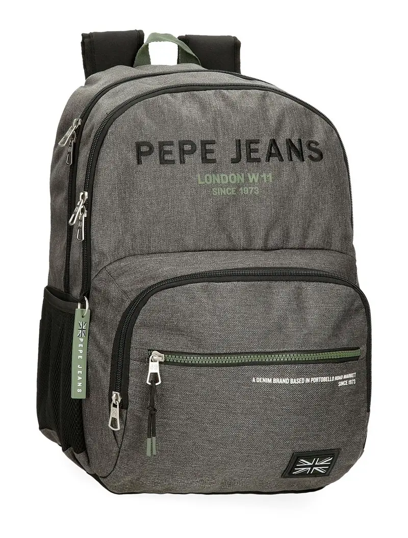 6912522 MOCHILA 45CM 2C. PJL EDMON GRIS