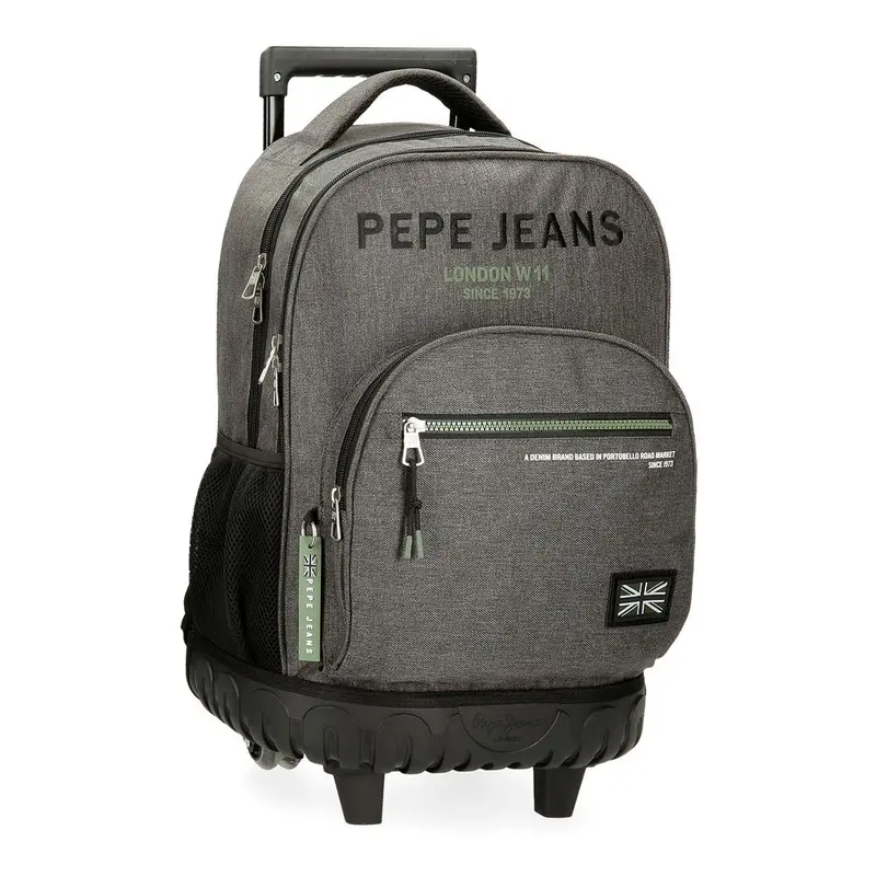6912922 MOCHILA COMPACT 2R. PJL EDMON GRIS