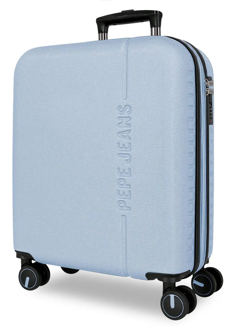 7568643 TROLLEY ABS 55CM. C/EXP. 4R. PJL MONTANA AZUL CLARO