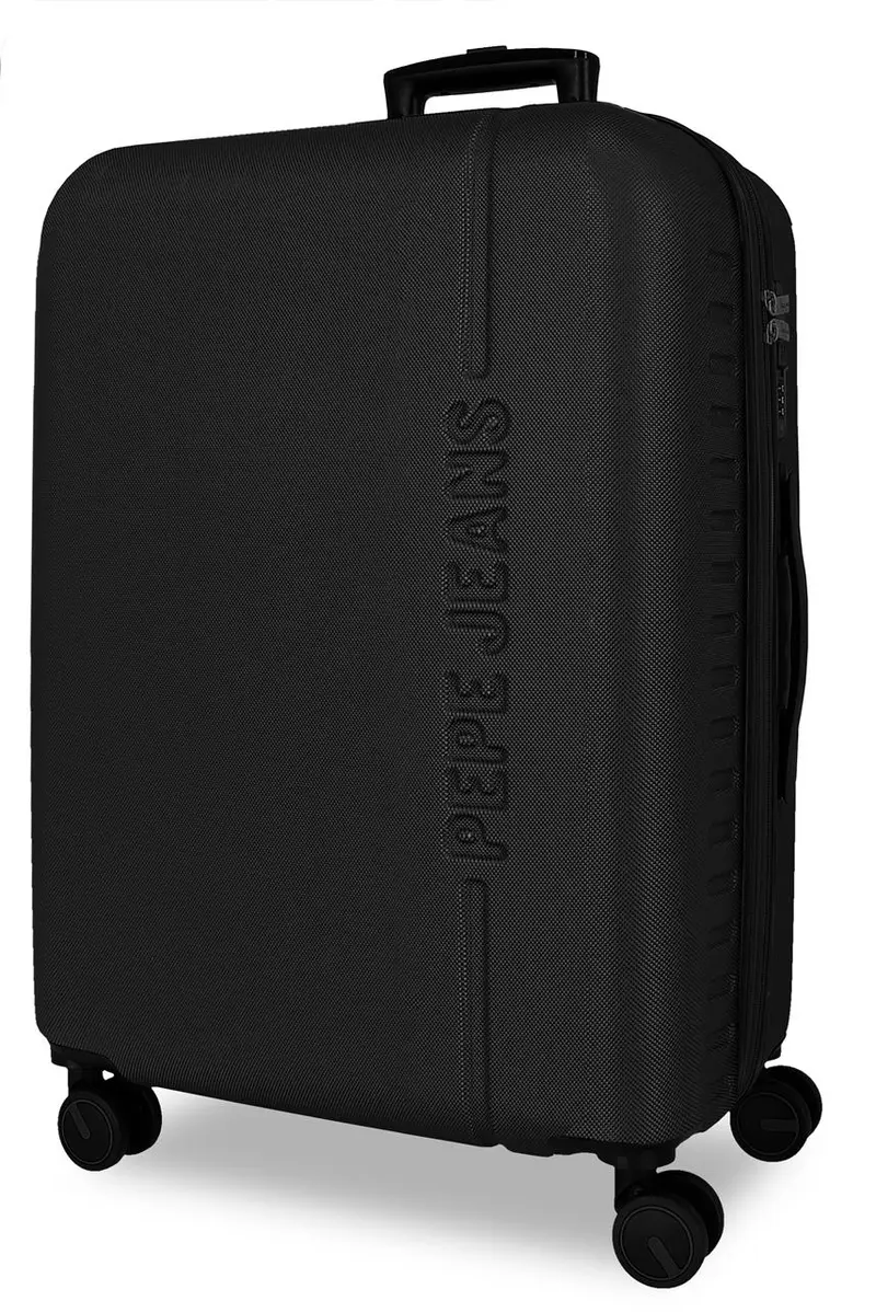 7568841 TROLLEY ABS 68CM. C/EXP. 4R. PJL MONTANA NEGRO