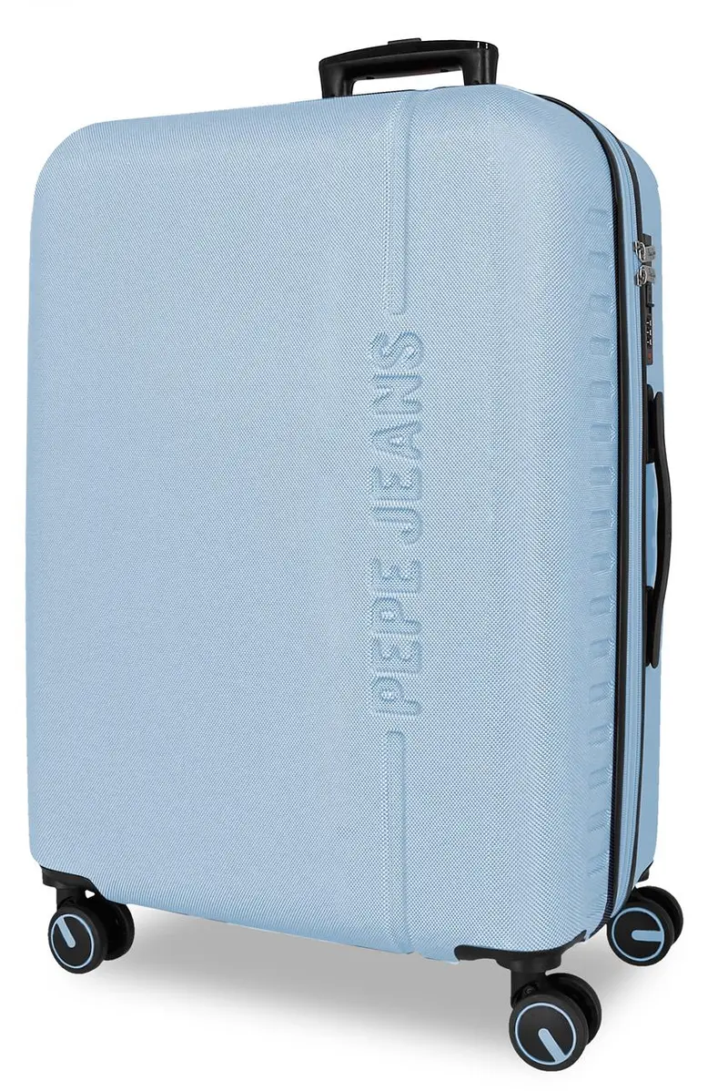 7568843 TROLLEY ABS 68CM. C/EXP. 4R. PJL MONTANA AZUL CLARO