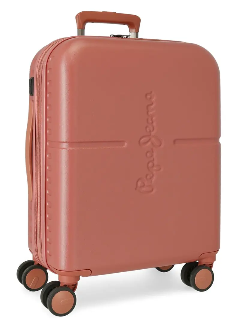 7688626 TROLLEY ABS 55CM. C/EXP. 4R. PJL HIGHLIGHT TERRACOTA