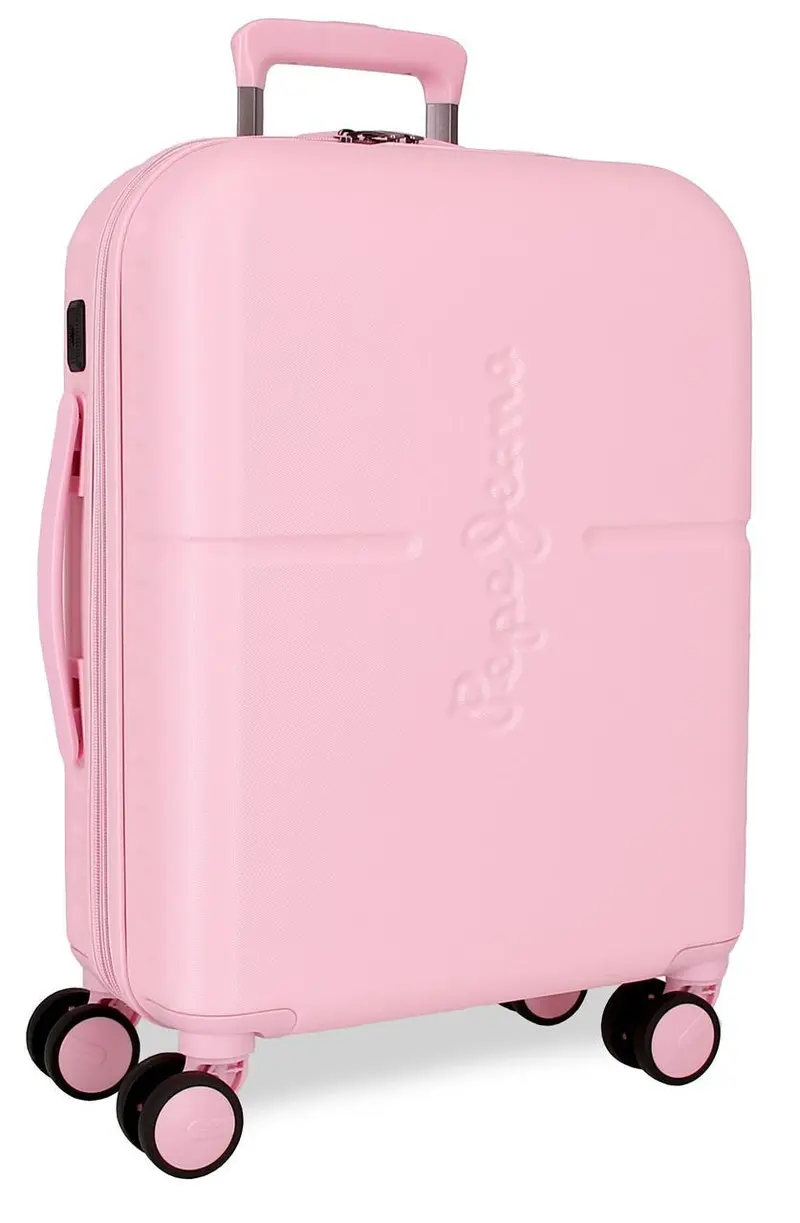 768862C TROLLEY ABS 55CM. C/EXP. 4R. PJL HIGHLIGHT ROSA CLAR