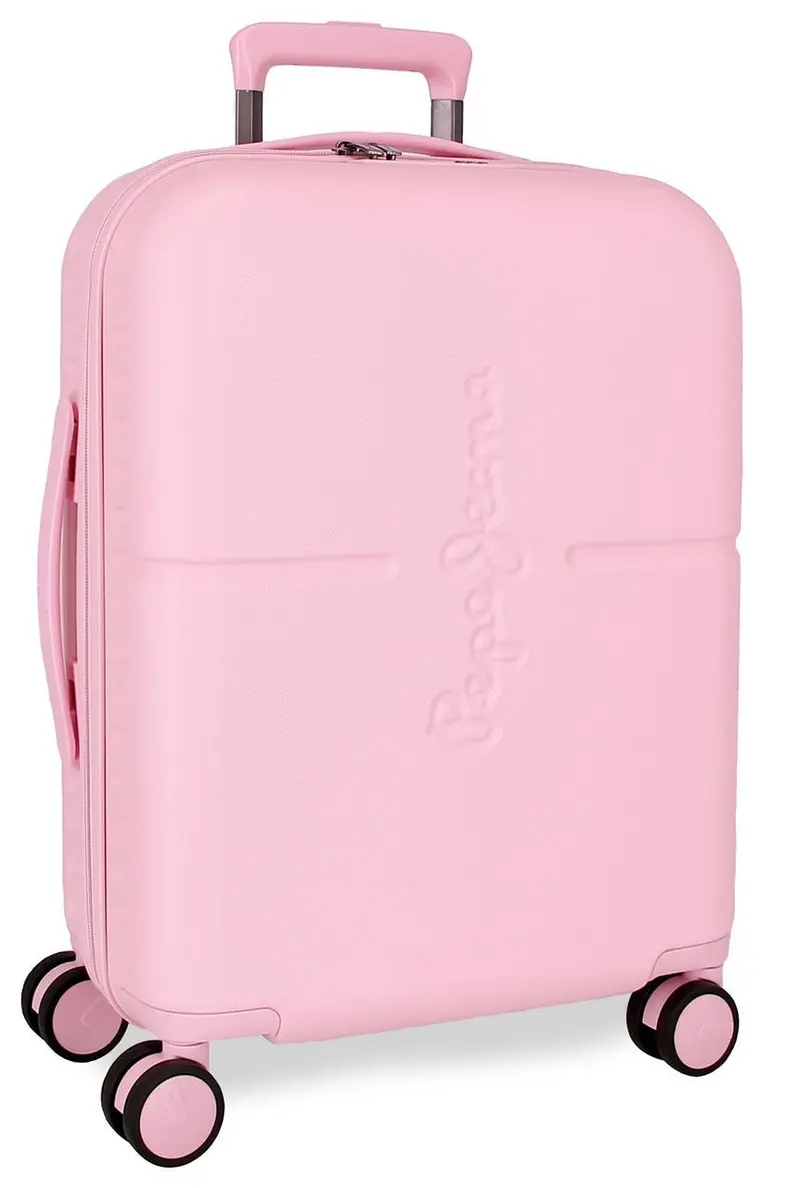 768912C TROLLEY ABS 55CM. 4R. PJL HIGHLIGHT ROSA CLARO