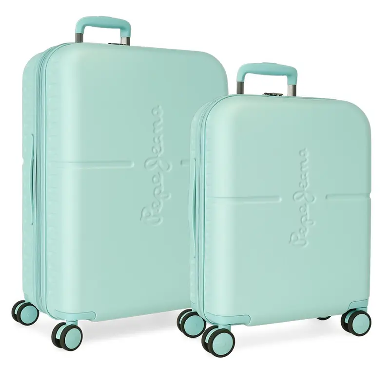 7689525 SET/2 TROLLEY ABS 55-70CM. 4R. PJL HIGHLIGHT TURQUES