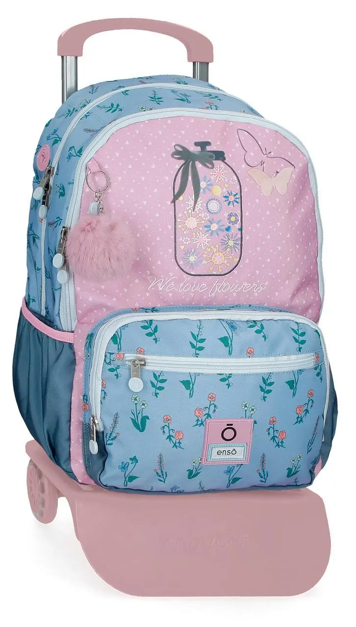 94424T1 MOCHILA ADAP.44CM.C/CARRO ENSO WE LOVE FLOWERS