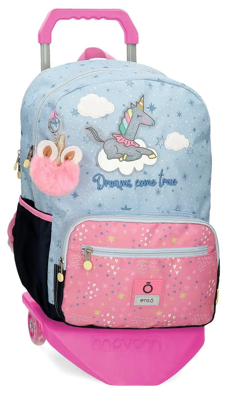 94826T1 MOCHILA ADAP.42CM.2C. C/CARRO ENSO DREAMS COME TRUE