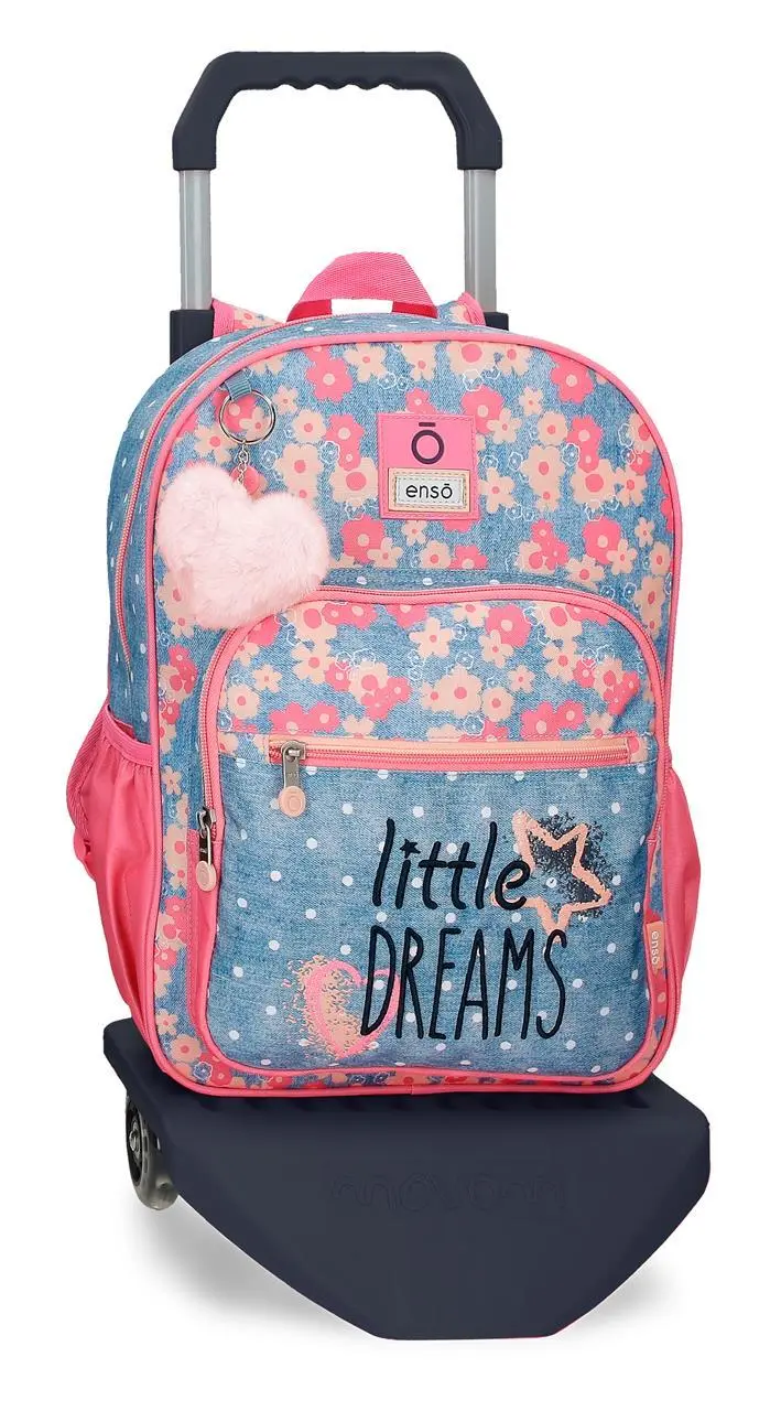 94924T1 MOCHILA ADAP. C/CARRO 38CM.ENSO LITTLE DREAMS