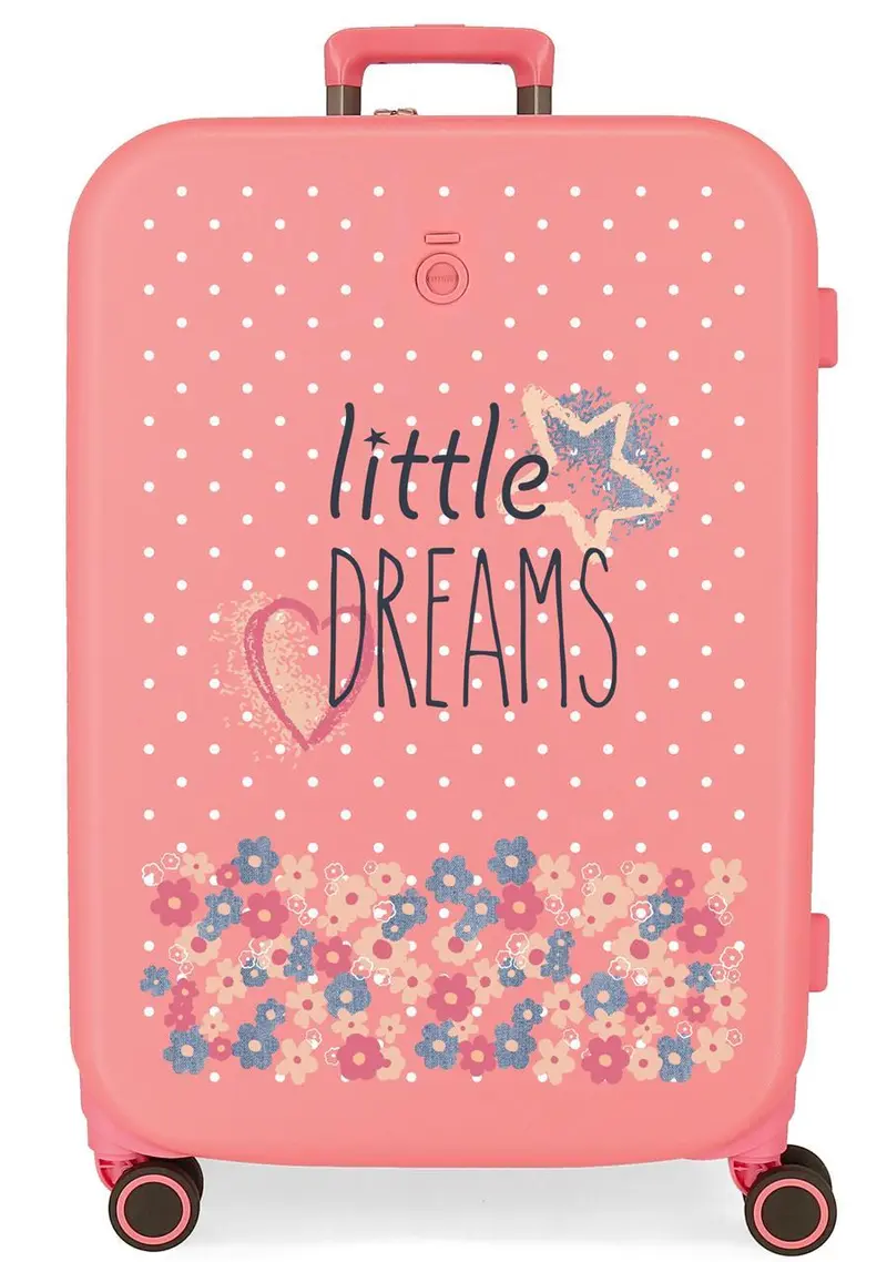 9499222 TROLLEY ABS 70CM. 4R. ENSO LITTLE DREAMS CORAL