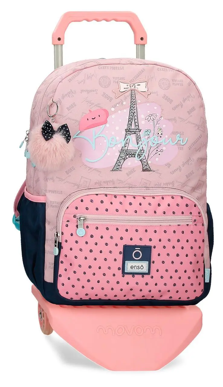 95226T1 MOCHILA ADAP.42CM. 2C. C/CARRO ENSO BONJOUR