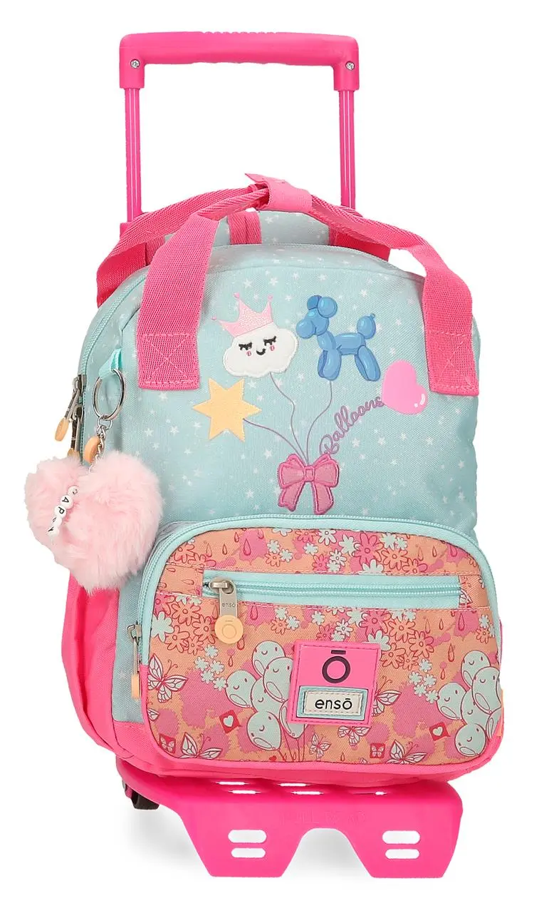 95522T1 MOCHILA ADAP. 28CM. C/CARRO. ENSO BALLOONS