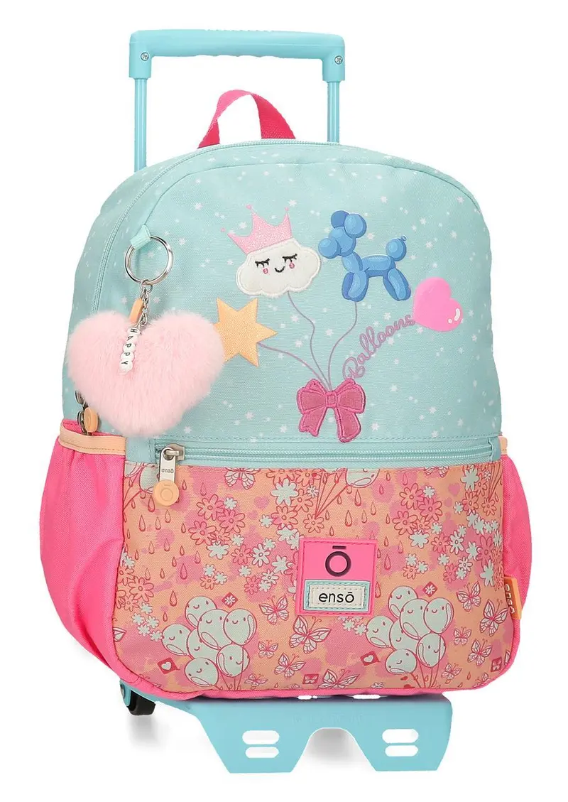 95523T1 MOCHILA ADAP. 32CM. C/CARRO. ENSO BALLOONS
