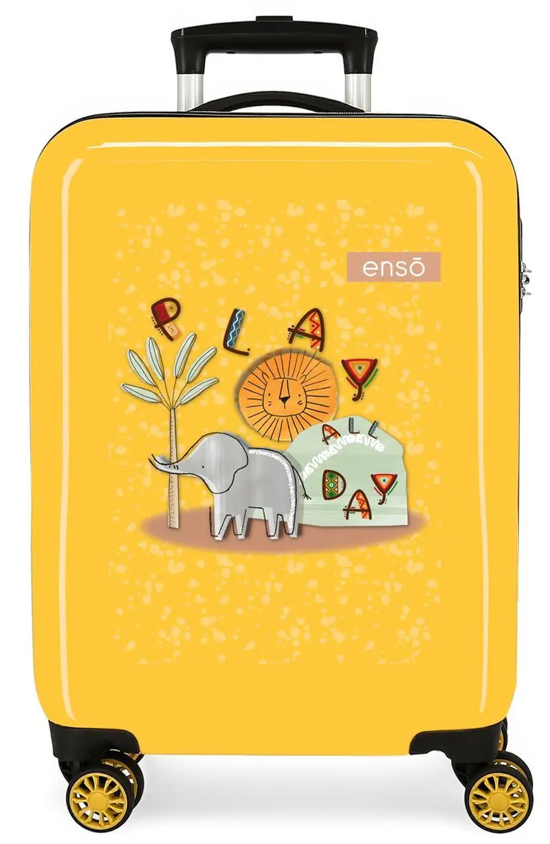 9671721 TROLLEY ABS 55CM. 4R. ENSO PLAY ALL DAY OCRE
