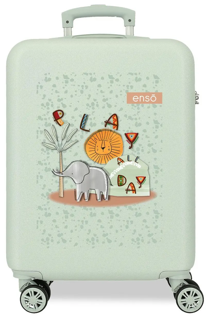 9671722 TROLLEY ABS 55CM. 4R. ENSO PLAY ALL DAY MENTA