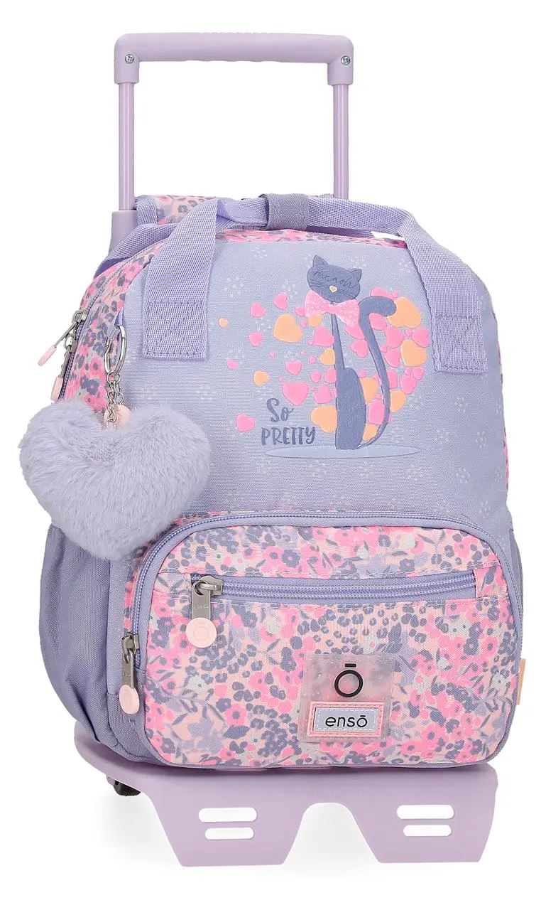 97322T1 MOCHILA ADAP. 28CM. C/CARRO. ENSO SO PRETTY