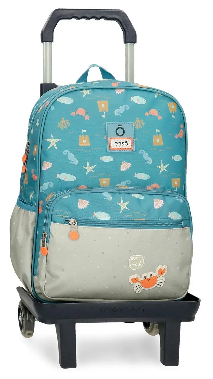 97524T1 MOCHILA ADAP. 38CM. C/CARRO. ENSO MR. CRAB