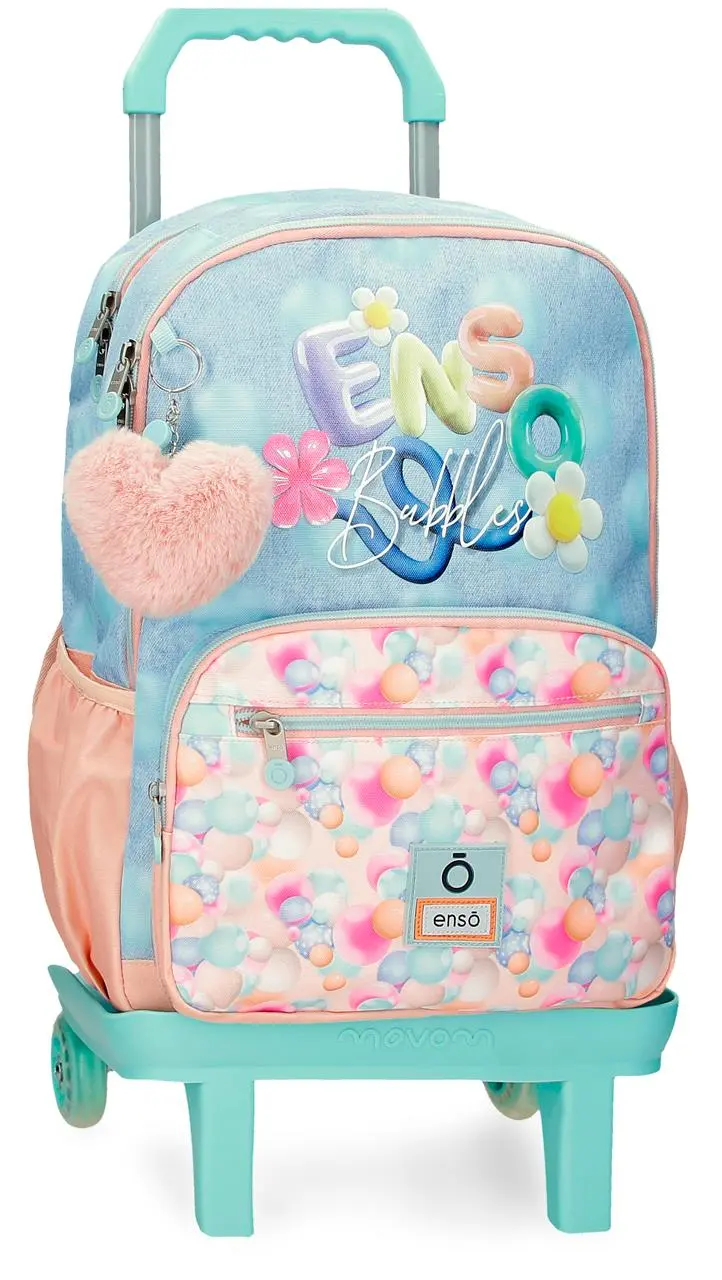 97827T1 MOCHILA ADAP. 44CM. C/CARRO. ENSO BUBBLES