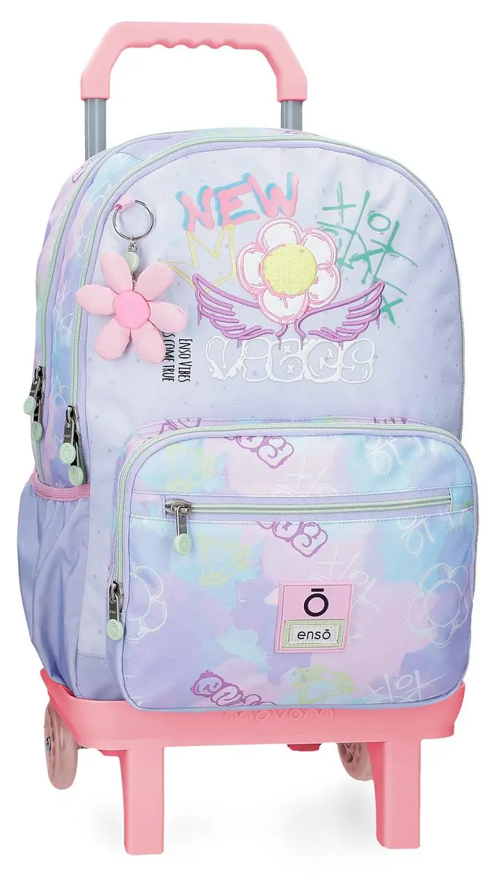 97927T1 MOCHILA ADAP. 44CM. C/CARRO. ENSO NEW VIBES