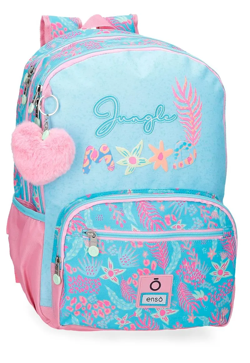 98127D1 MOCHILA ADAP. 44CM. ENSO JUNGLE MOOD