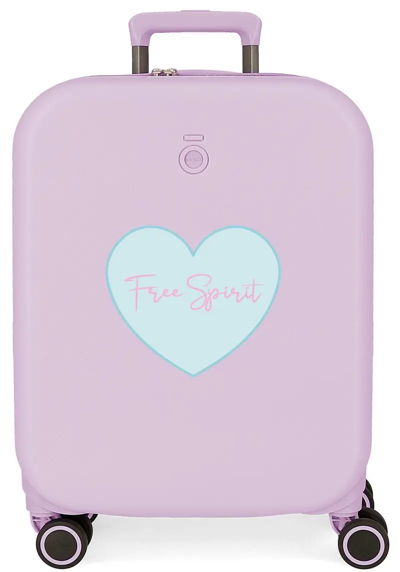 9839121 TROLLEY ABS 55CM. 4R. ENSO FREE SPIRIT LILA