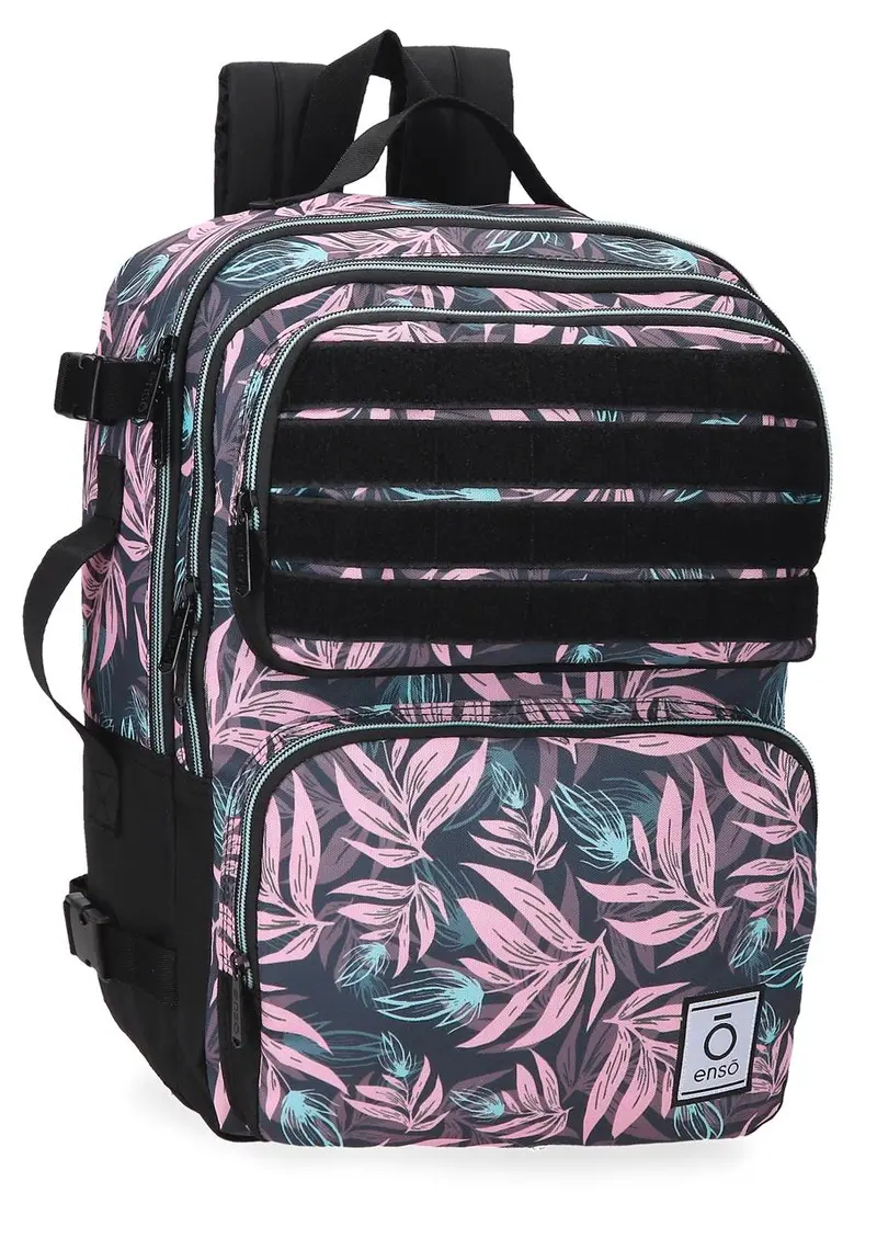 9872624 MOCHILA 40CM. ENSO FLEUR HOJAS