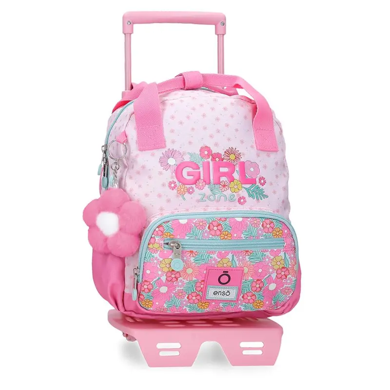 99321T1 MOCHILA ADAP. 28CM. C/CARRO. ENSO GIRL ZONE