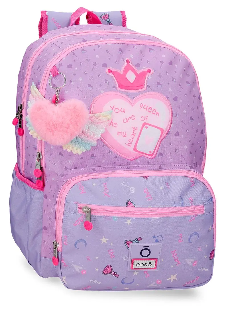 99526D1 MOCHILA ADAP. 44CM 2C. ENSO QUEEN OF HEARTS