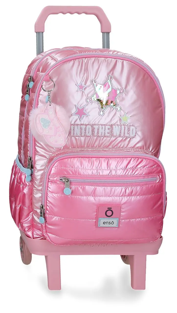 99826T1 MOCHILA ADAP. 44CM 2C. C/CARRO. ENSO INTO THE WILD